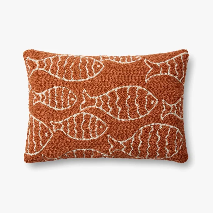 Loloi Pillows P0908 Orange