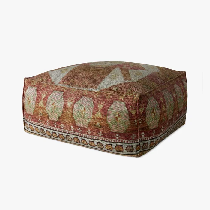 Loloi Poufs LPF0035 Terracotta / Multi