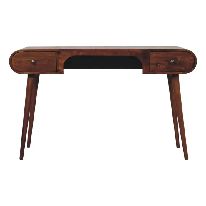 London – Arch Writing Desk – Dark Brown