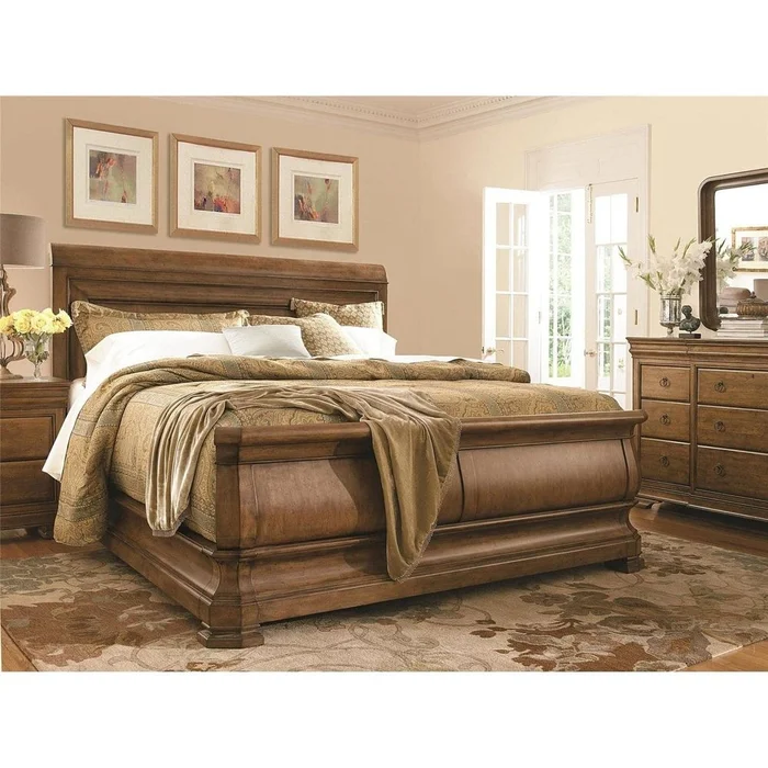 Lou Louie P’s Sleigh Bed