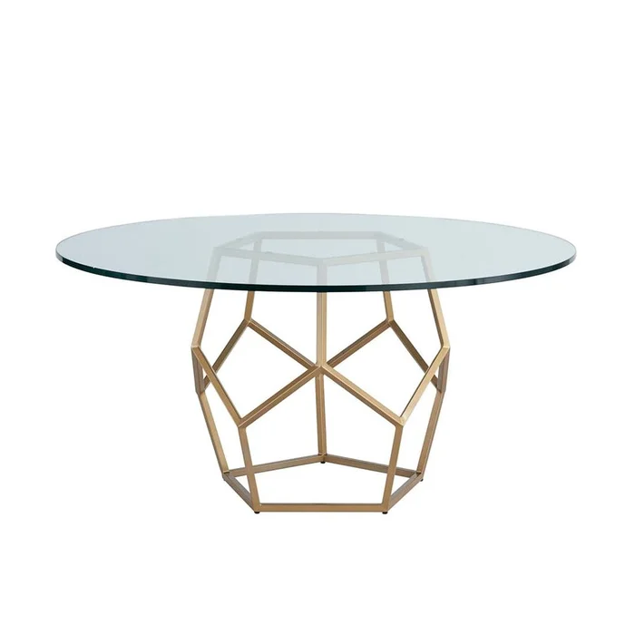 Love. Joy. Bliss. – Miranda Kerr Home Collection – Round Glass Top Dining Table
