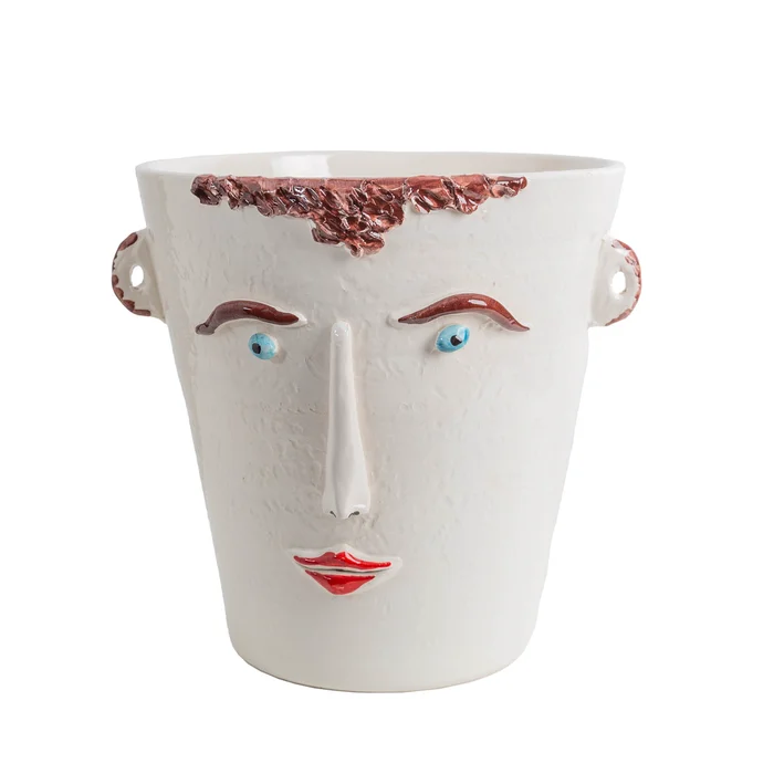 Male Decorated Vase / Ice Bucket