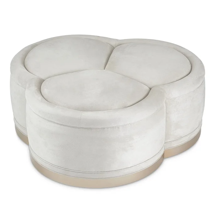 Malibu Crest – Cocktail Ottoman – Chardonnay
