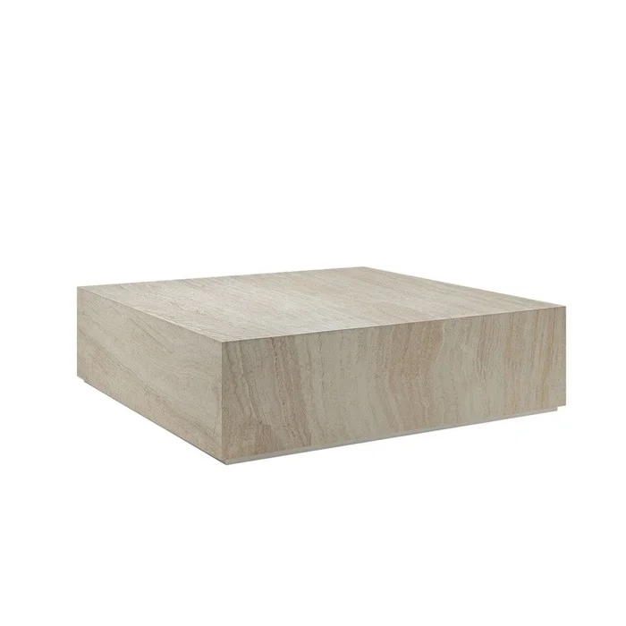 Marble Monolith 50″ Square Coffee Table