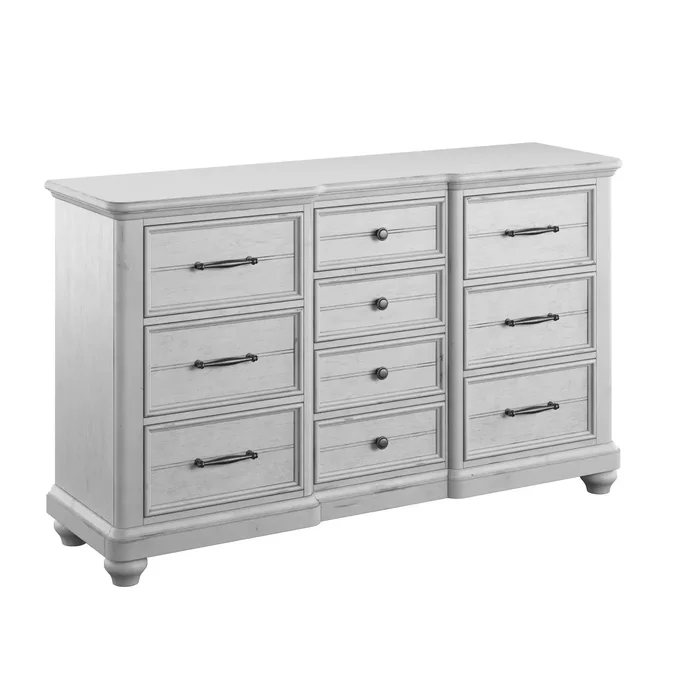 Mariano – 10 Drawer Dresser – Gray