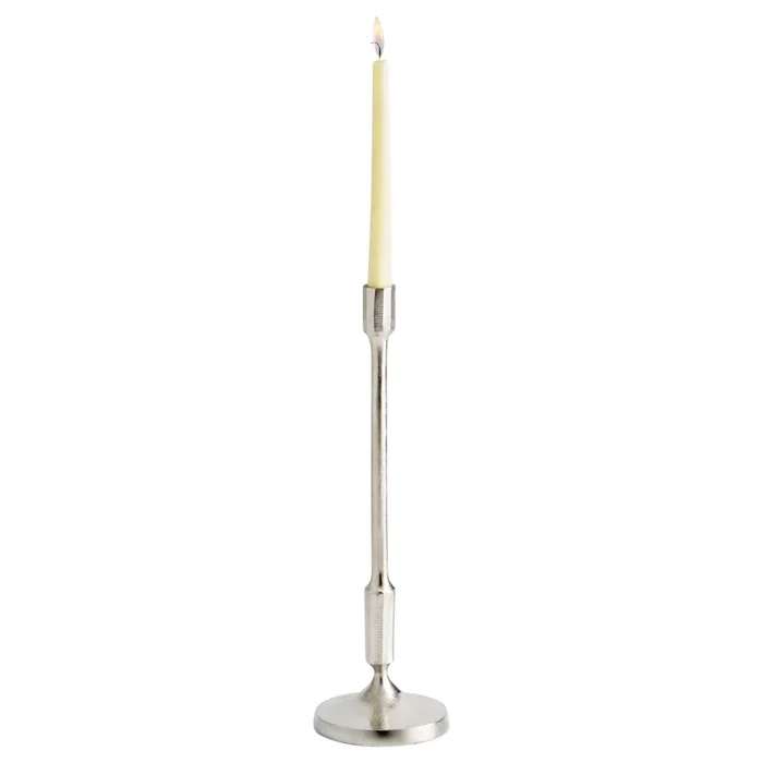 Med Cambria Candleholdr – Silver-Grey-Smoke