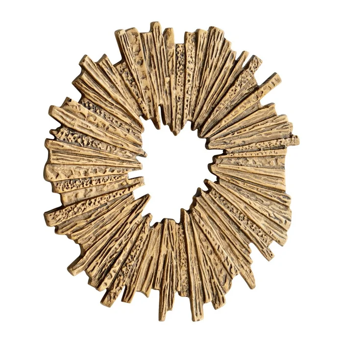 Medium Abra Wall Decor – Gold-Amber