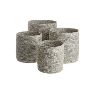 Melia baskets ( Set Of 8: slate) – Natural