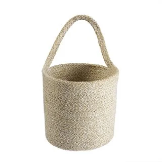 Melia hanging basket (sand: 6.3 x 7 x 6.5 in.) Set Of 4 – Natural