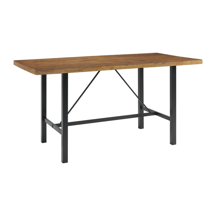 Melton Rectangular Brown Counter Table