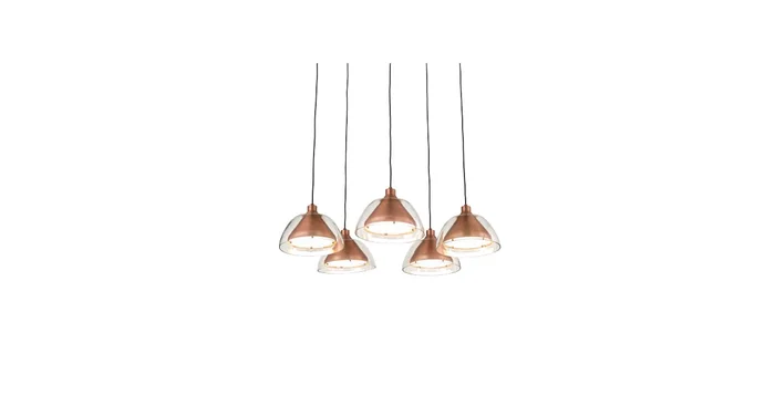 Meyda Tiffany Bisbee 5 Light 40″ Wide Multi Light Pendant