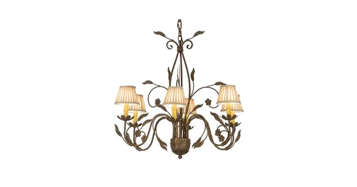 Meyda Tiffany Bordeaux 6 Light 30″ Wide Chandelier