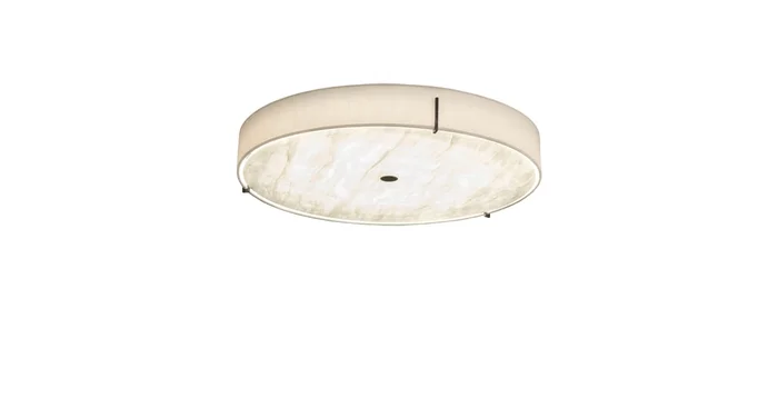 Meyda Tiffany Cilindro 30″ Wide LED Semi-Flush Drum Ceiling Fixture
