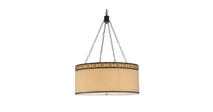 Meyda Tiffany Cilindro 4 Light 37″ Wide Suspension Pendant