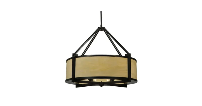 Meyda Tiffany Cross Hatch 4 Light 30″ Wide Pendant