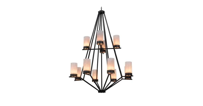 Meyda Tiffany Galen 12 Light 60″ Wide Chandelier