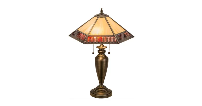 Meyda Tiffany Gothic 2 Light 25″ Tall Buffet Table Lamp