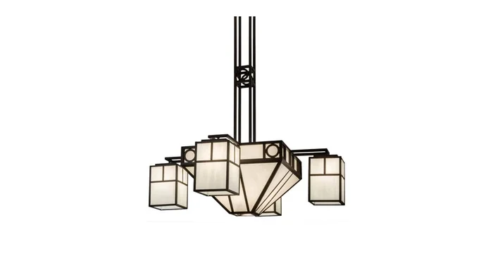 Meyda Tiffany Mission Chic 12 Light 60″ Wide Chandelier