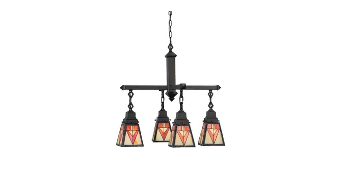 Meyda Tiffany Otero Mission 4 Light 24″ Wide Chandelier