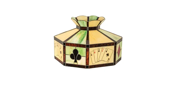 Meyda Tiffany Poker Face 13″ Tall Lamp Shade