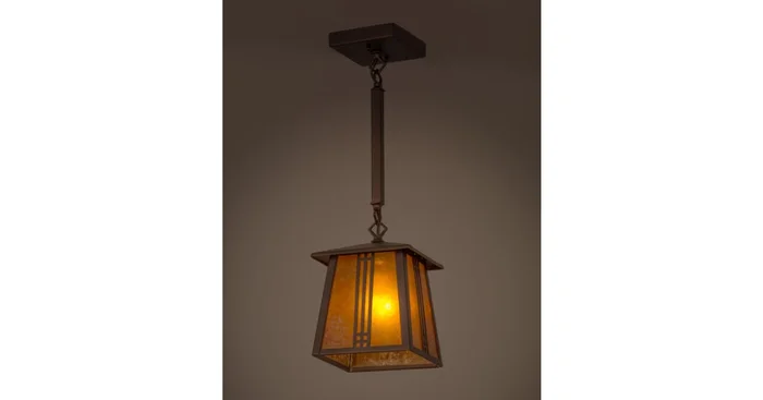 Meyda Tiffany Prairie Loft 10″ Wide Pendant