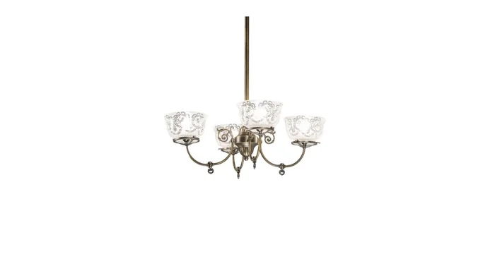 Meyda Tiffany Revival Gas and Electric 4 Light 27″ Wide Chandelier