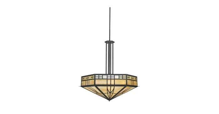 Meyda Tiffany Scottsdale Mission 6 Light 60″ Wide Pendant
