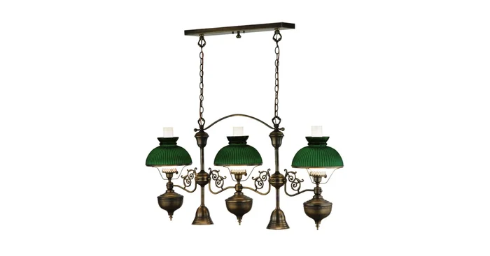 Meyda Tiffany Sunbury 3 Light 48″ Wide Linear Pendant