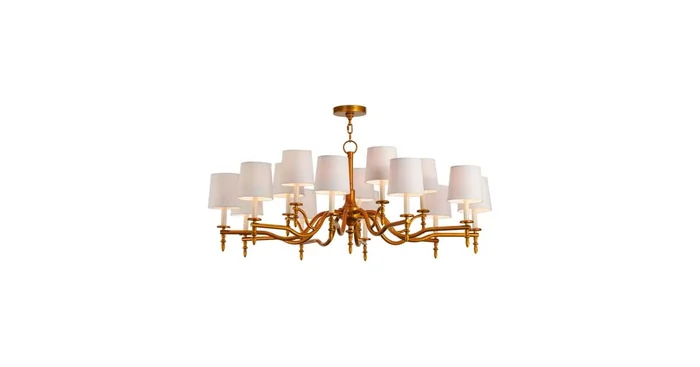 Meyda Tiffany Toby 15 Light 52″ Wide Chandelier
