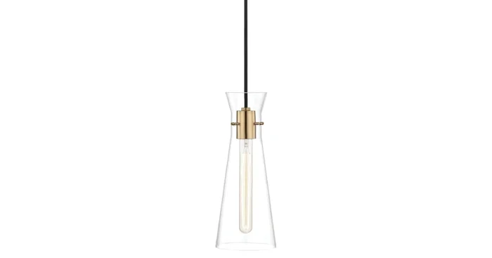 Mitzi Anya Single Light 5-1/2″ Wide Mini Pendant with Clear Shade
