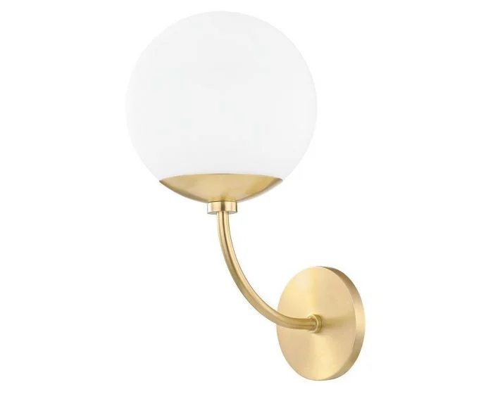 Mitzi Carrie Wall Sconce – Aged Brass (Dropshippable)