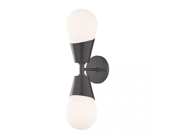 Mitzi Cora 2 Light Wall Sconce – Old Bronze (Dropshippable)