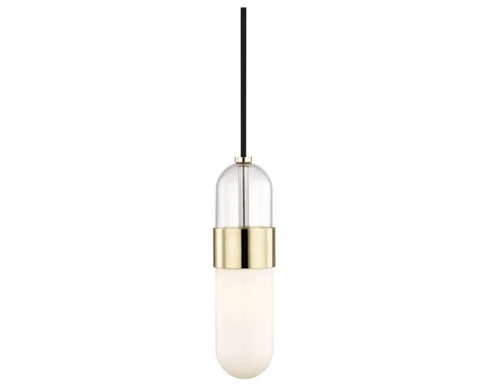 Mitzi Emilia Pendant – Polished Brass (Dropshippable)