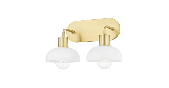 Mitzi Kyla 2 Light 15″ Wide Bathroom Vanity Light