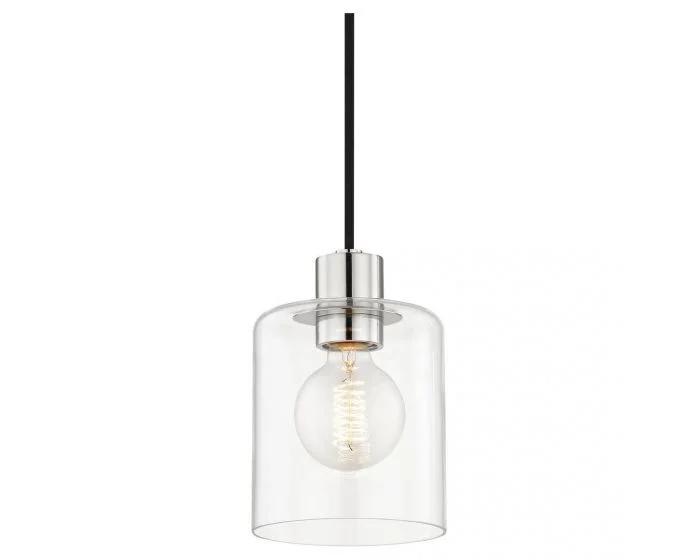 Mitzi Neko 1 Light Pendant – Polished Nickel (Dropshippable)