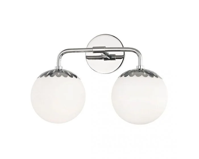 Mitzi Paige 2 Light Bath And Vanity – Polished Nickel (Dropshippable)