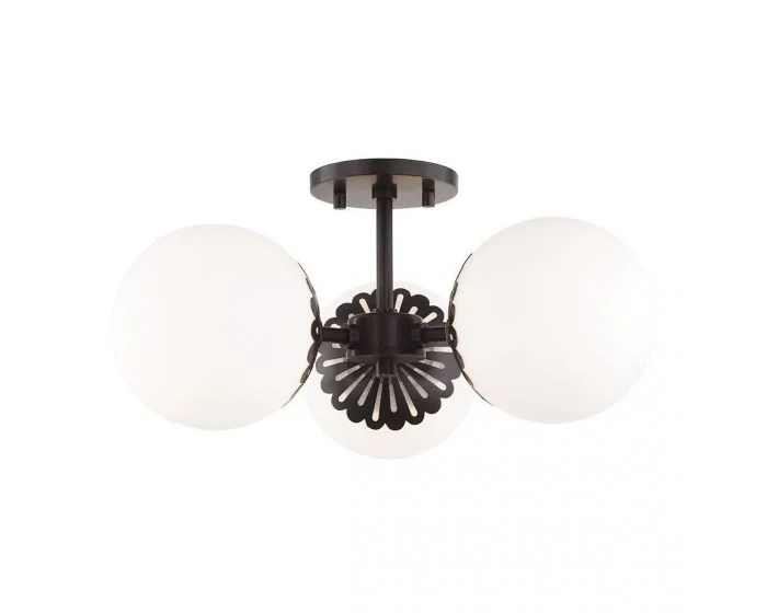 Mitzi Paige 3 Light Semi Flush – Old Bronze (Dropshippable)