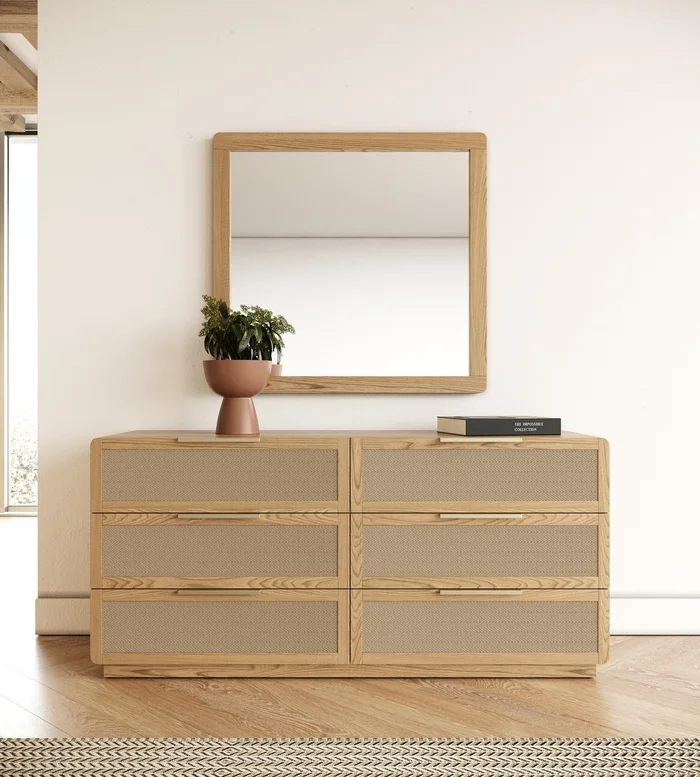 Modrest Gavin – Modern Natural Ash Mirror