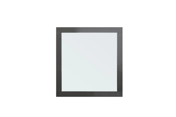 Modrest Splendor – Grey High Gloss Slatted MIrror