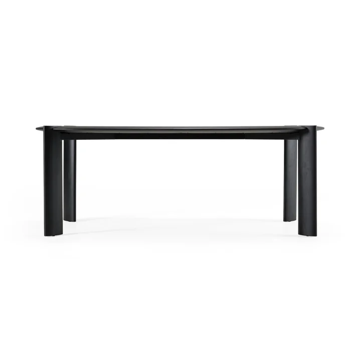 Modrest Steven – Modern Black Oval Dining Table