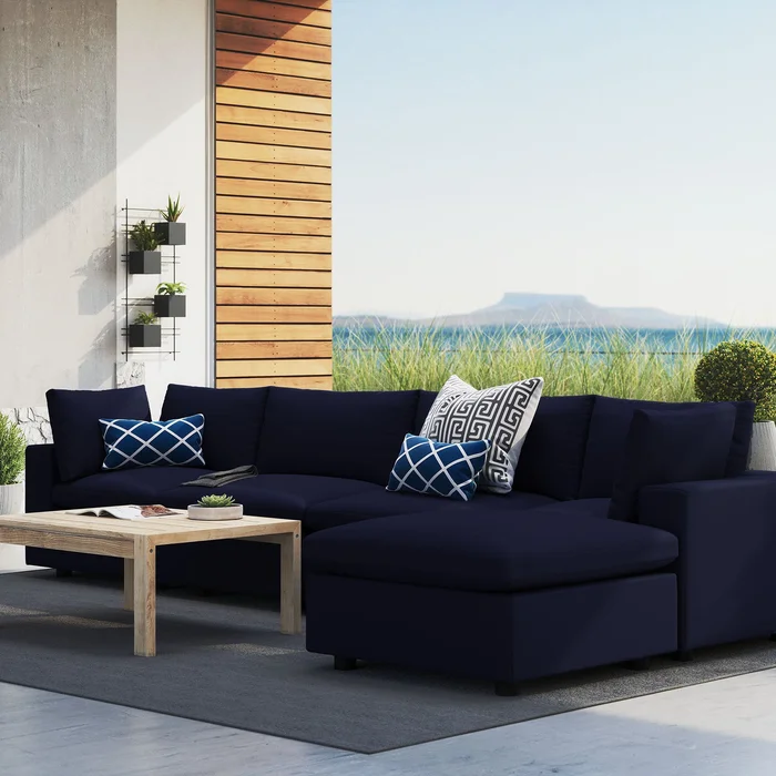 Modway Commix 5-Piece Sunbrella® Outdoor Patio Sectional Sofa – EEI-55