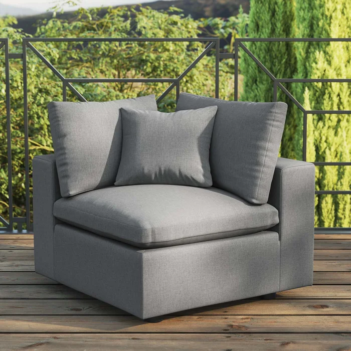 Modway Commix Overstuffed Outdoor Patio Corner Chair – EEI-4904