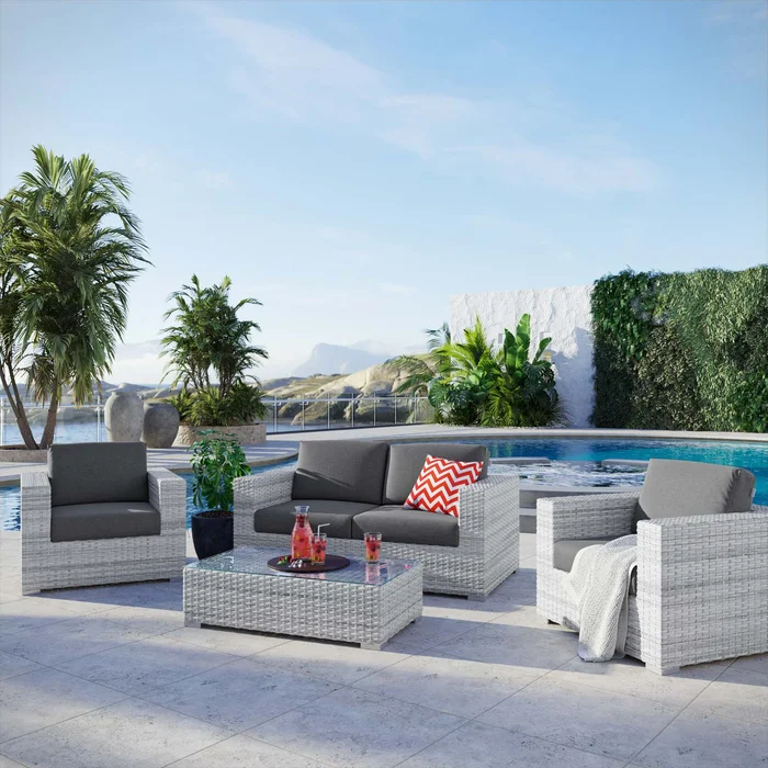 Modway Convene 4-Piece Outdoor Patio Set – EEI-5446