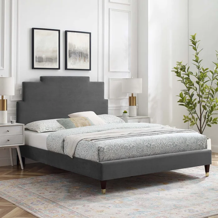 Modway Lindsey Performance Velvet Full Platform Bed – MOD-6902