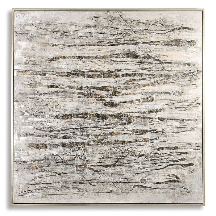 Monoline Motion Hand Painted Canvas