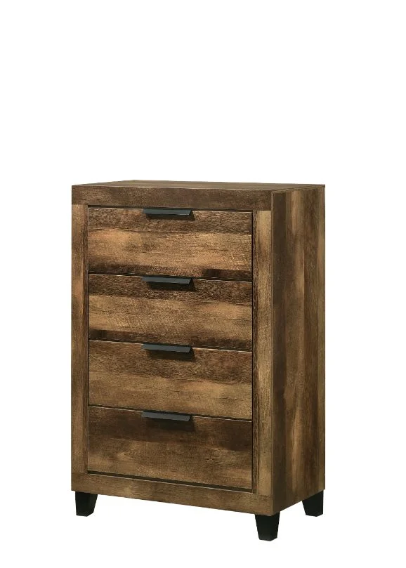 Morales 4-Drawer Chest – Rustic Warmth Meets Everyday Functionality