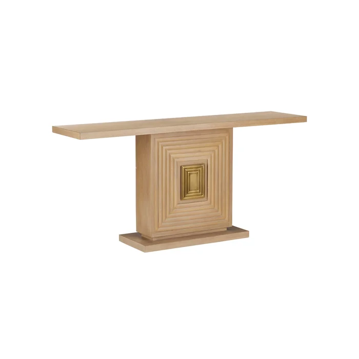 Morombe Washed Oak Console Table