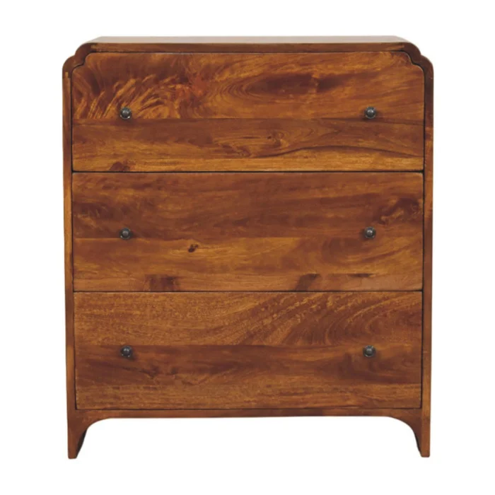 Newton – 3 Drawer Chest – Brown