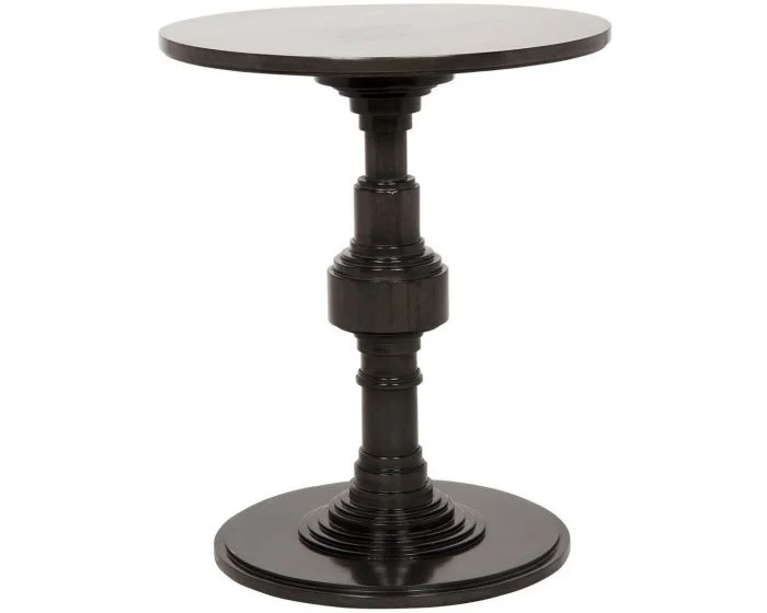 Noir Furniture Apollo Side Table, Pale (Dropshippable)