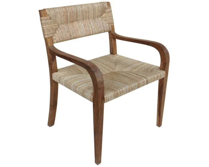 Noir Furniture Bowie Arm Chair, Teak